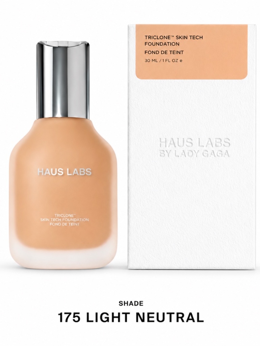 Haus Labs Triclone Skin Tech Foundation 175 Light Neutral New Serum Foundation